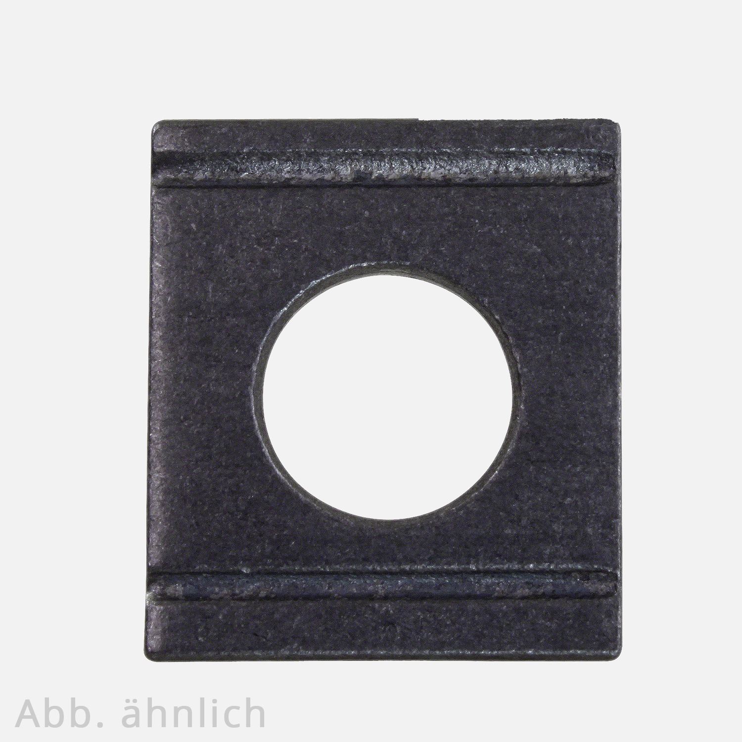 100 Vierkantscheiben für M10 - DIN 434 - 8% Neigung - blank
