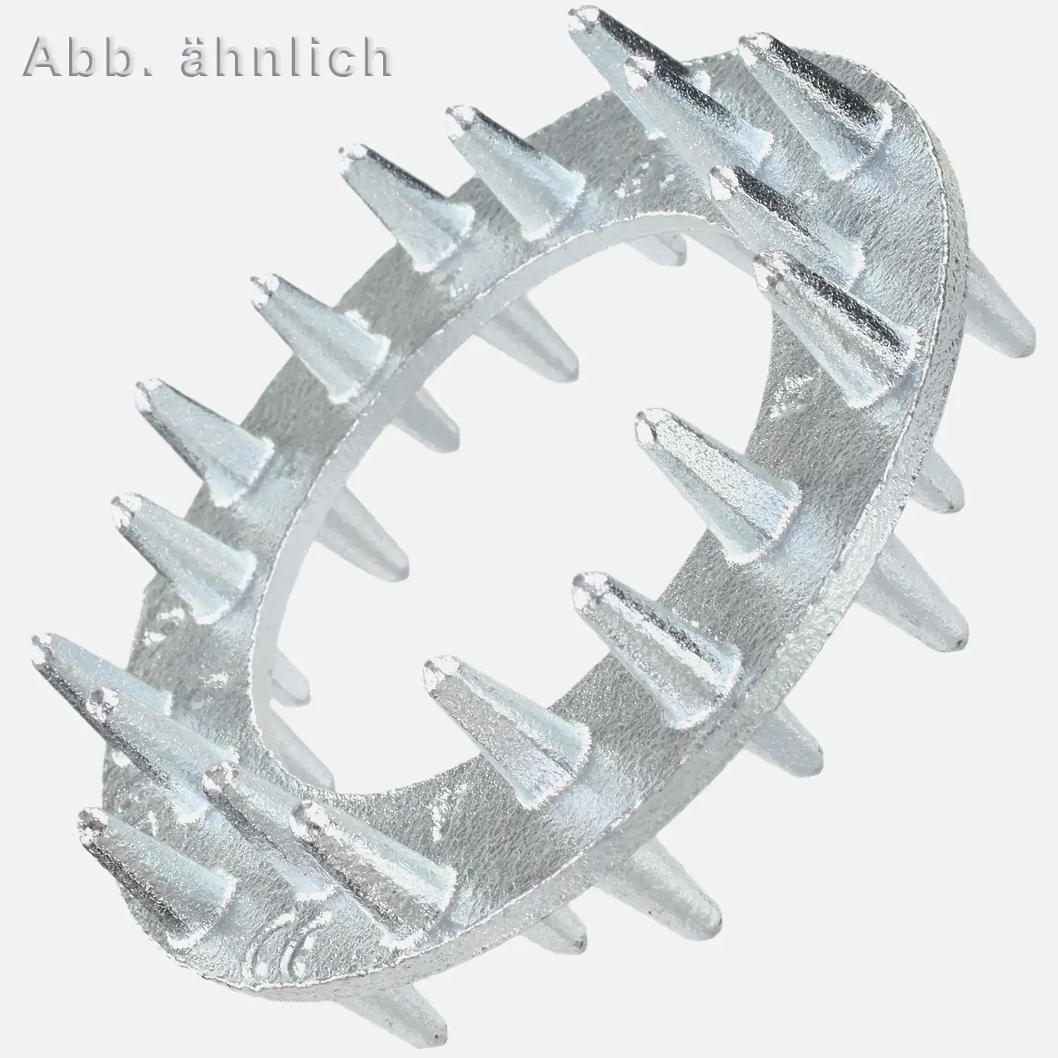 50 Einpressdübel für M12 - zweiseitig - 50 mm Durchmesser - verzinkt