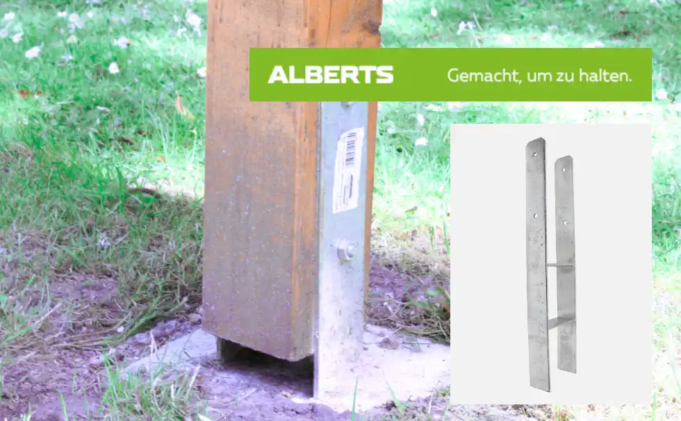 h-pfostentraeger von alberts