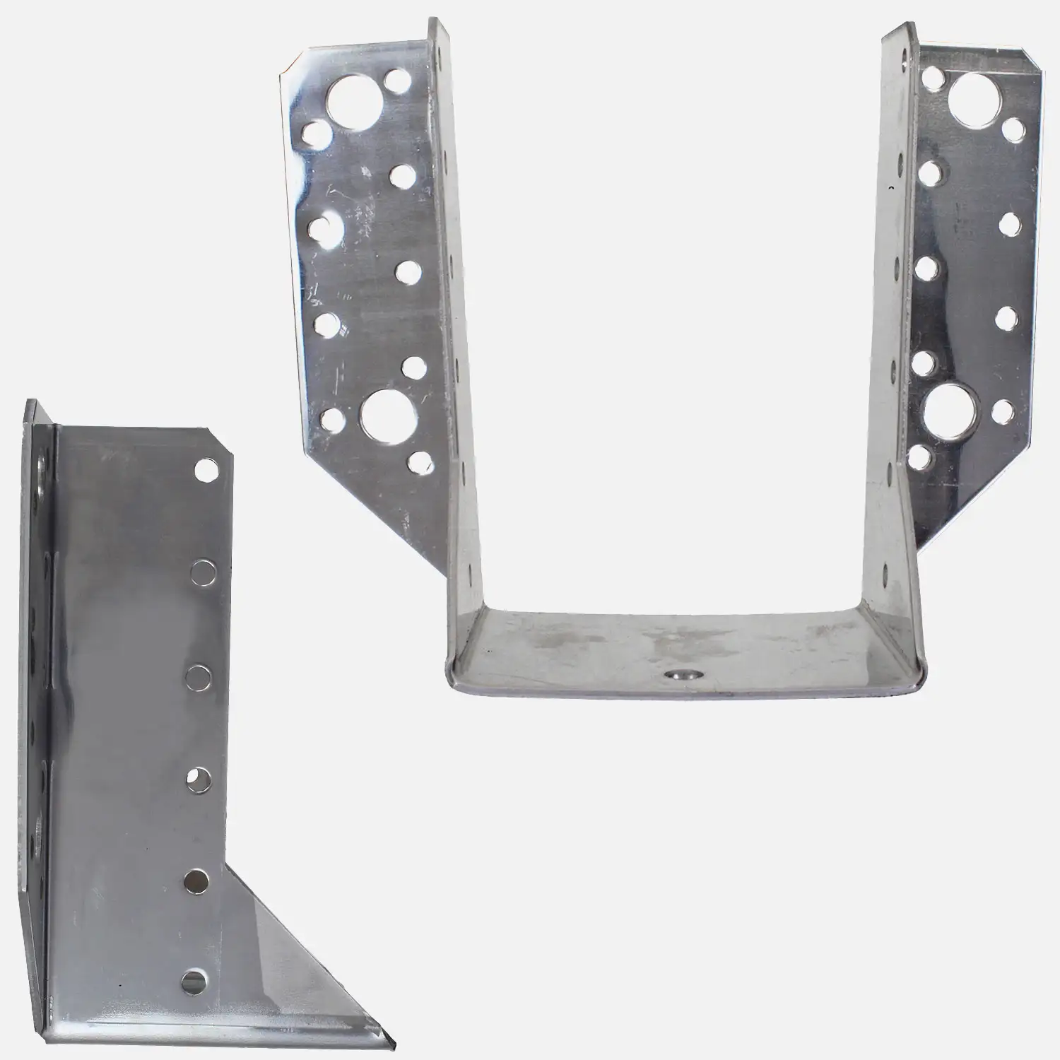 1 Alberts Balkenschuh Typ A - 80x120 mm - Edelstahl