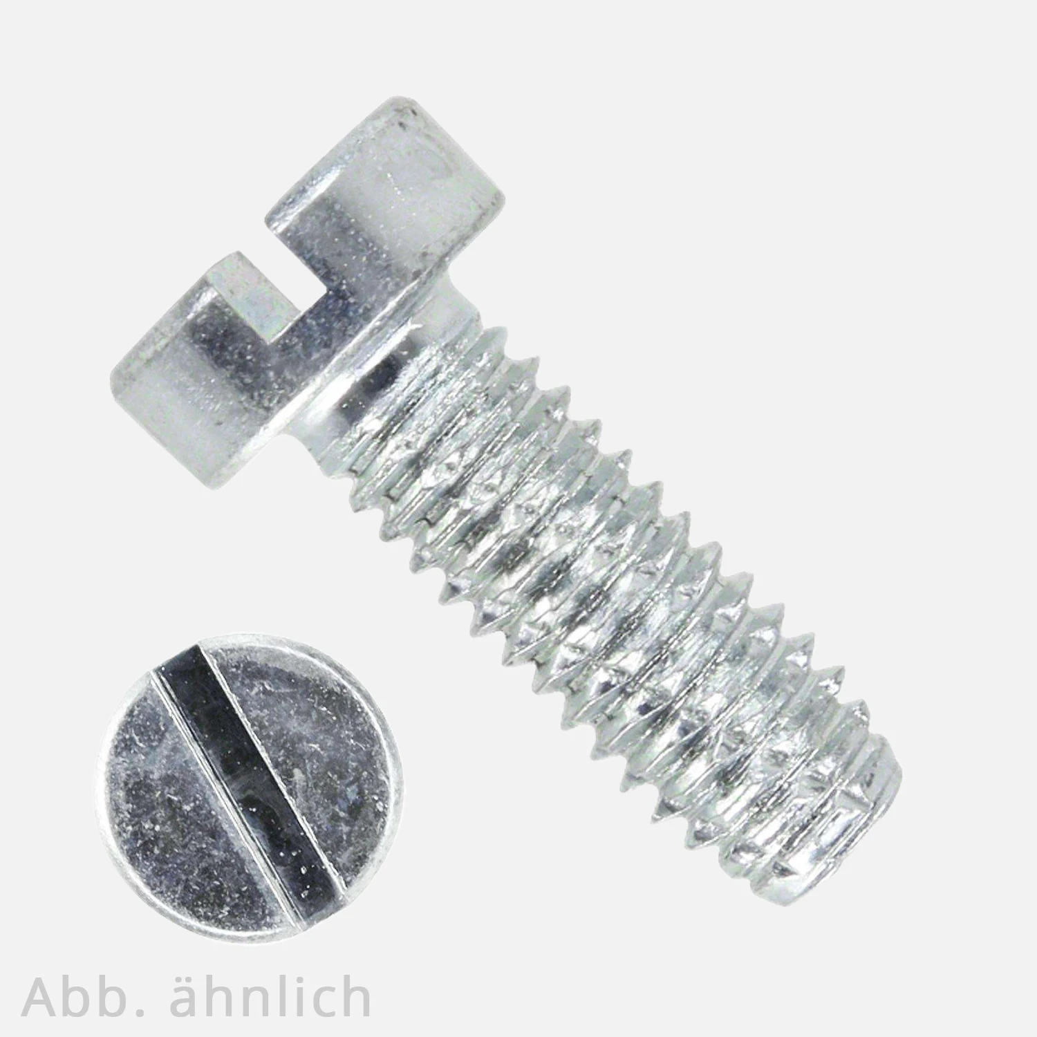 Zylinder-Schneidschraube | DIN 7513 | Form B | Schlitz | verzinkt