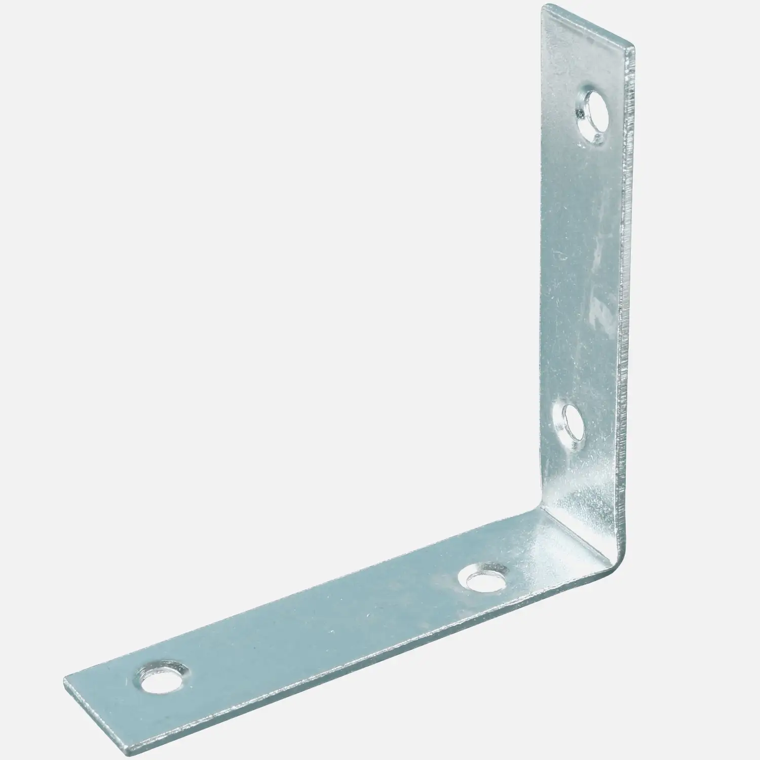 1 Stuhlwinkel, blau verzinkt - 75x75x17,5x2 mm