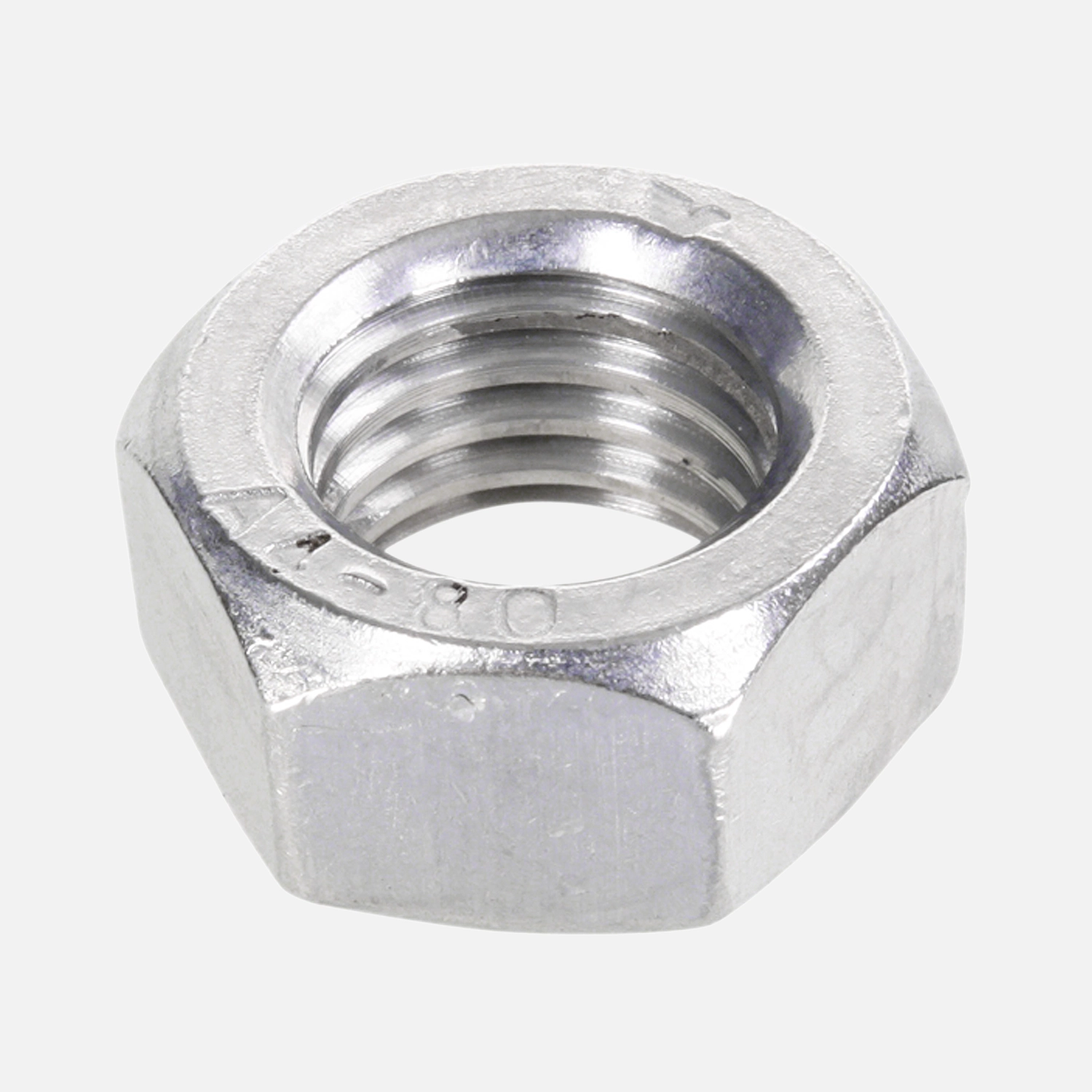 50 Sechskantmuttern - M18 - SW27 - Edelstahl A4-80 - DIN 934