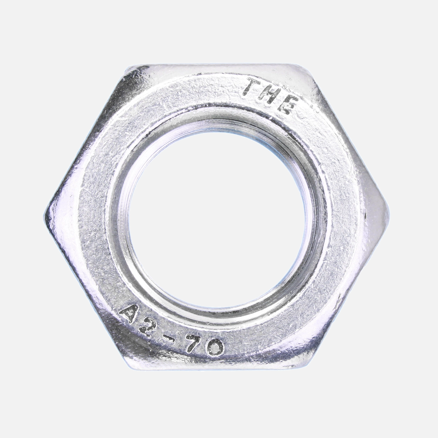 10 Sechskantmuttern - M27 - SW41 - DIN 934 - Edelstahl A2