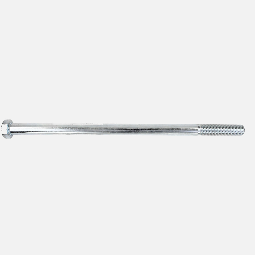 1 Sechskantschraube DIN 931 - M16x320mm - verzinkt - Festigkeitsklasse 8.8