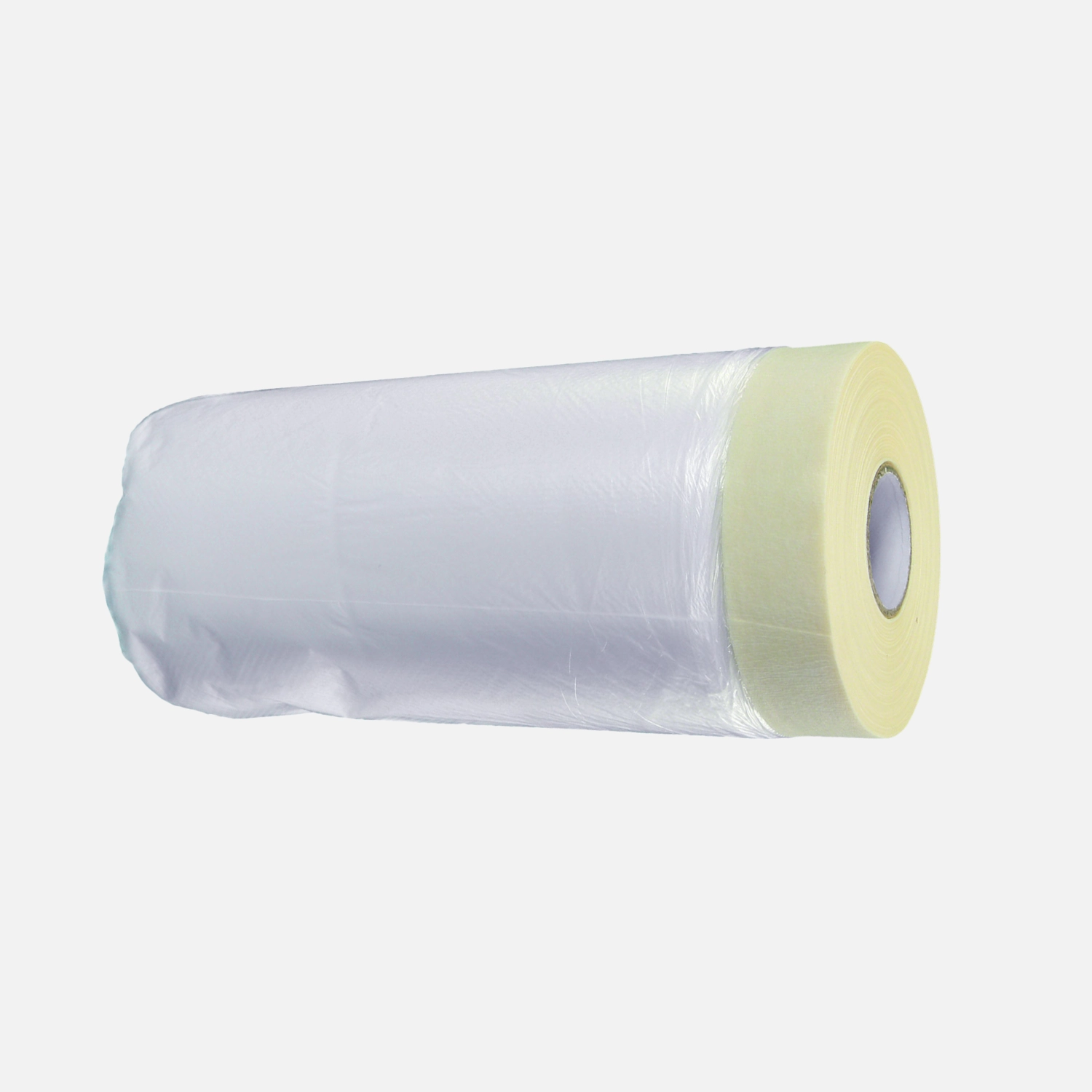 1 Rolle Gerband Abklebefolie, Folienvorhang, Kreppband, gelb, 10 my, 1,10 mx33 m
