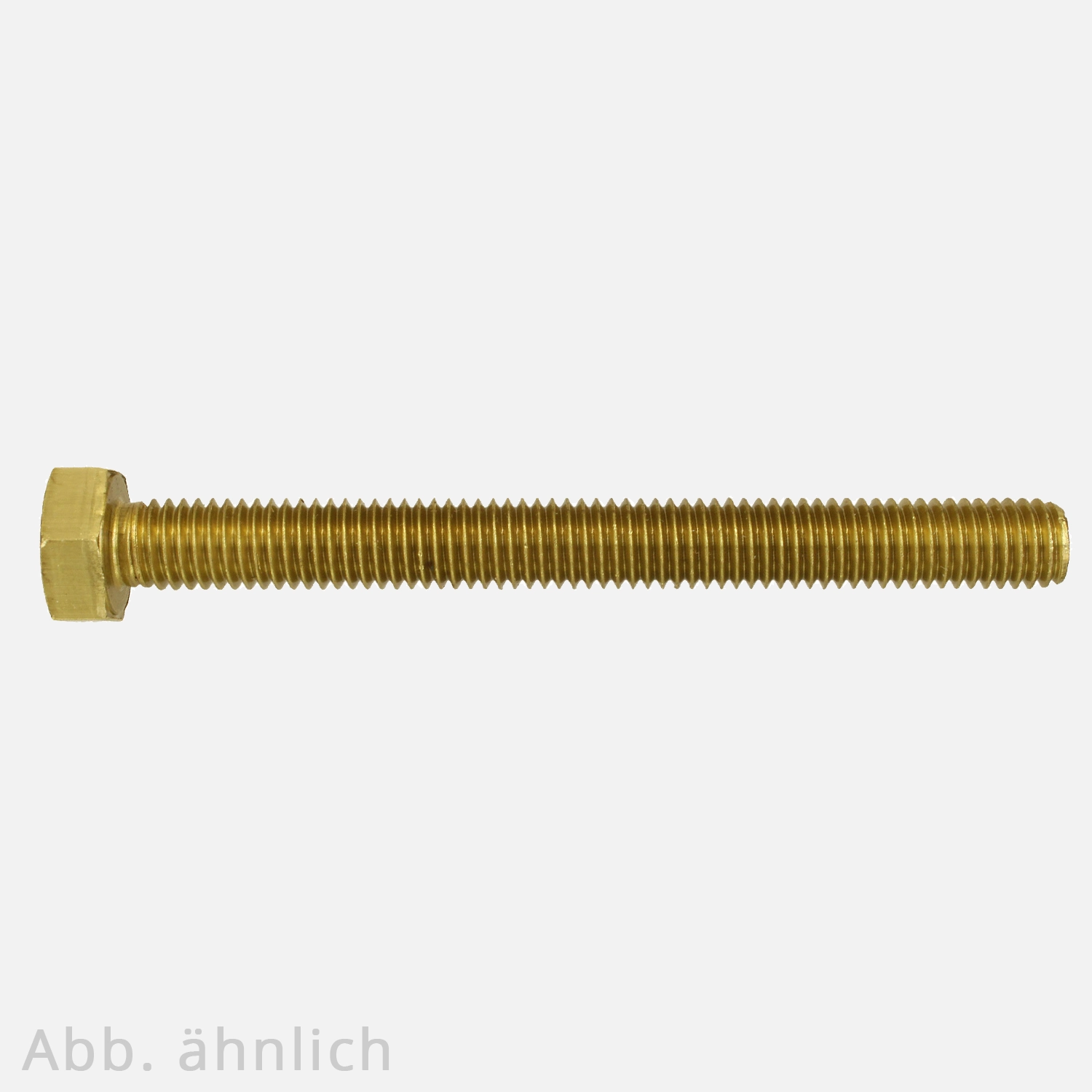 Sechskantschraube | DIN 933 | SW | Messing