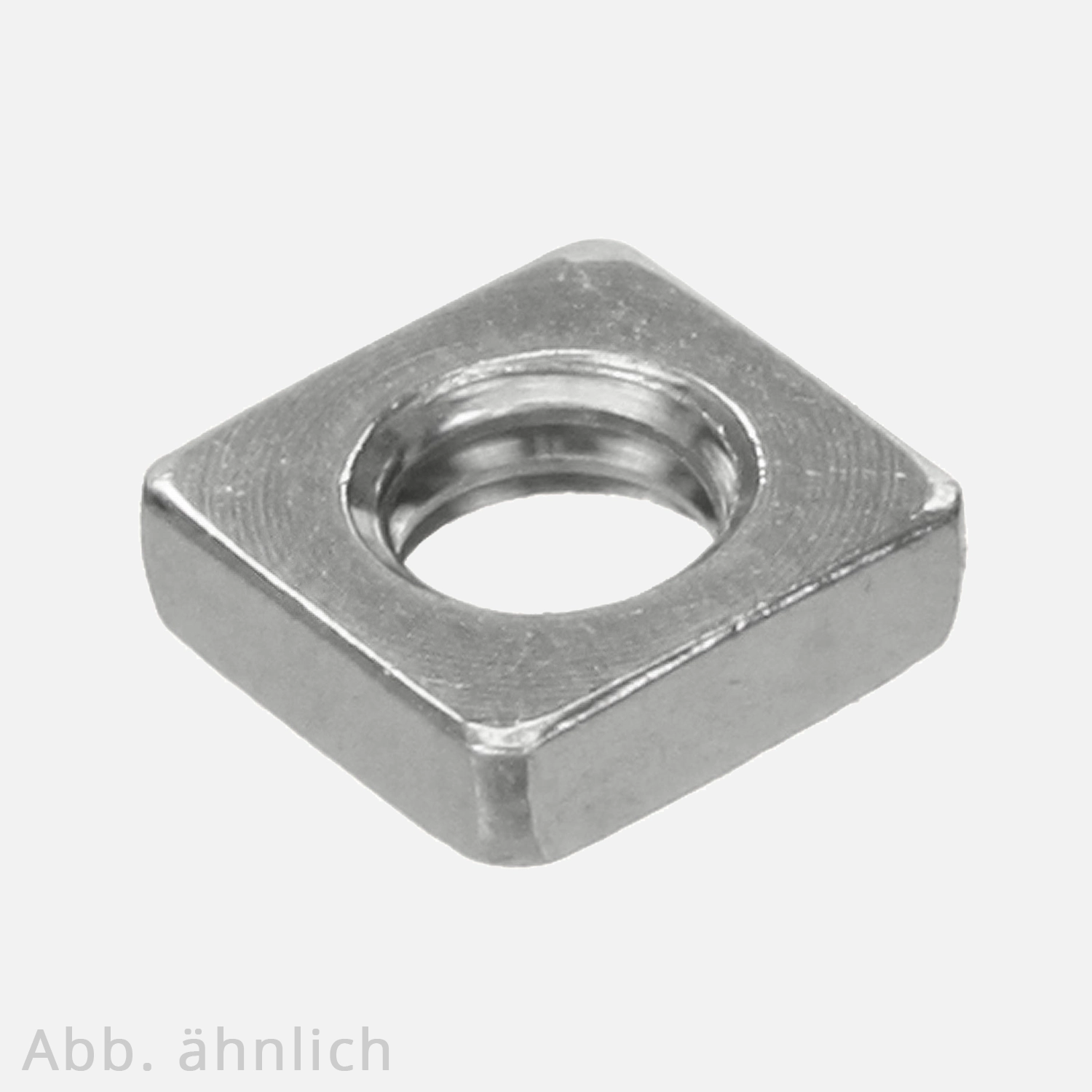 500 Vierkantmuttern, niedrige Form DIN 562 Edelstahl A2 M3