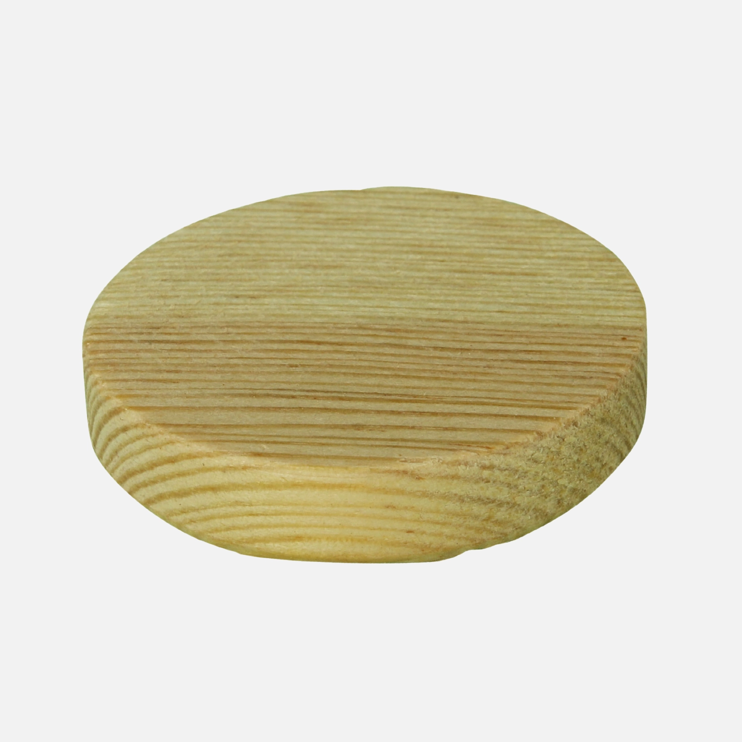 200g Kiefer- Querholzplättchen/Konusplättchen, Durchm. 45 mm, Dicke 10 mm, ca. 20 Stück