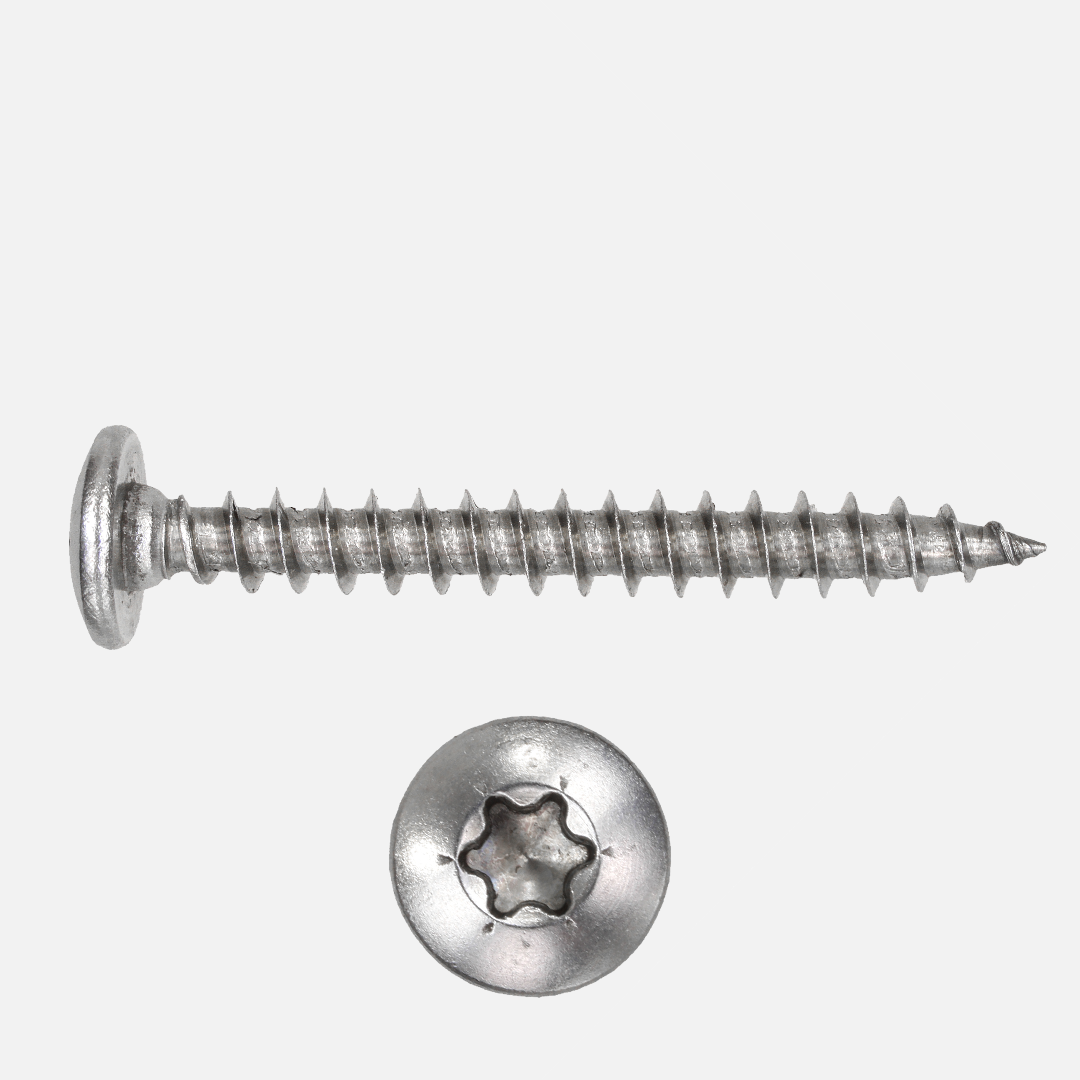 Beschlagschraube | Linsenkopf | TX | Edelstahl A2