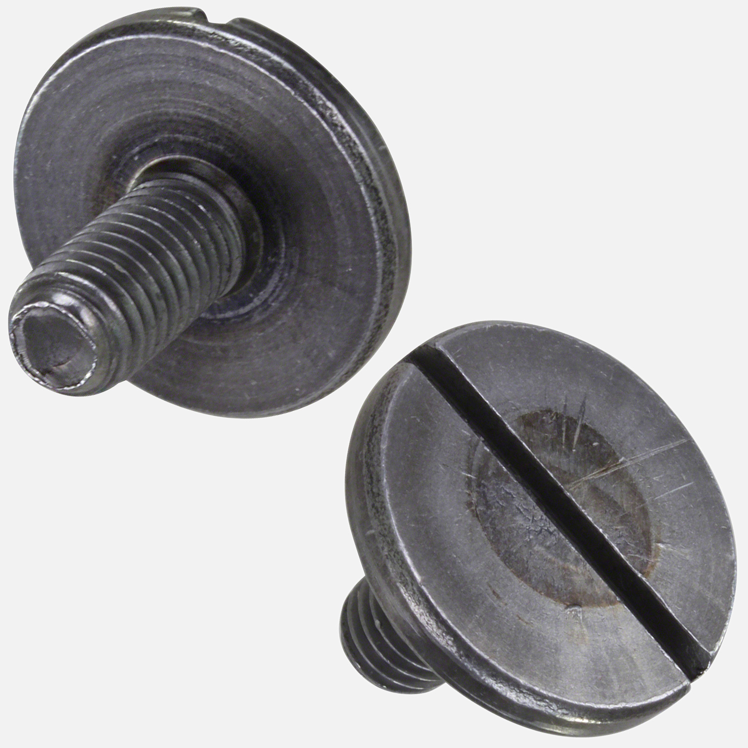 100 Flachkopfschrauben M4x8 mm - DIN 921 - mit Schlitz - 4.6/5.8 blank