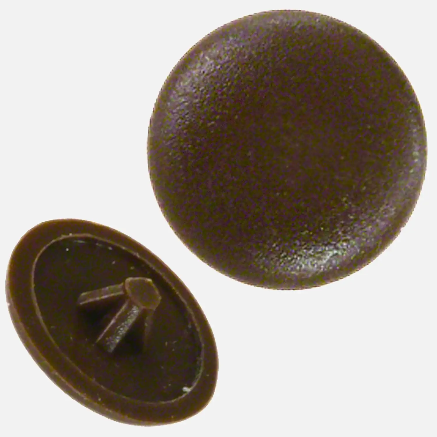 1000 Abdeckkappen für PH 2 (Phillips) - Ø Kappen=12mm - dunkelbraun(RAL8014)