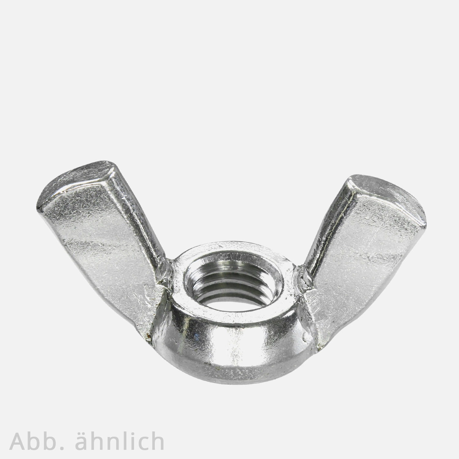 200 Flügelmuttern amerikanische (gepresste) Form Edelstahl A4 M6