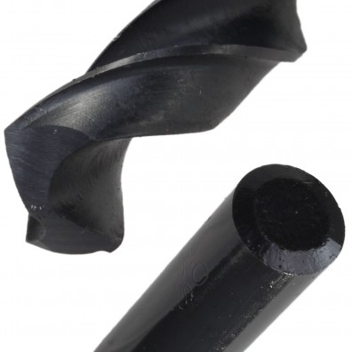 Metallbohrer Spitze und Aufnahme im Detail fotografiert