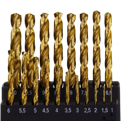 Inhalt Spiralbohrer Sortiment DIN 338 HSS-Stahl