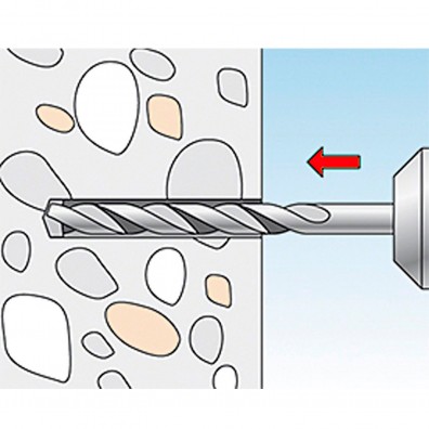 fischer Spreizd&uuml;bel Montagegrafik 1