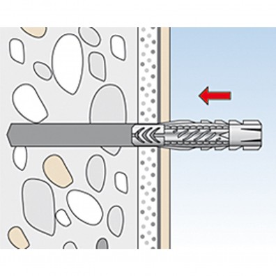 fischer Urinal Befestigungssatz Montagegrafik 2