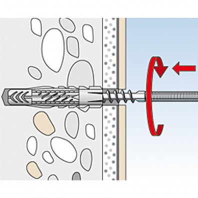 fischer Urinal Befestigungssatz Montagegrafik 3