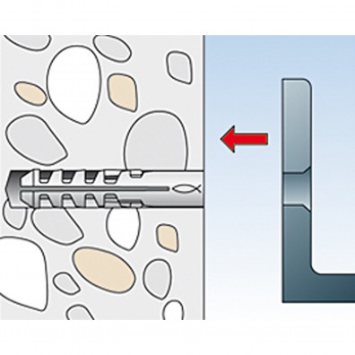 fischer Spreizdübel Montagegrafik 3