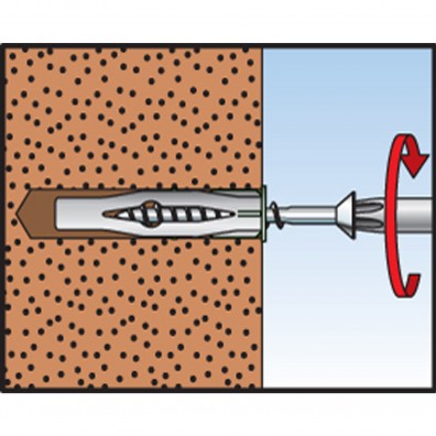 fischer Universaldübel Montagegrafik 2