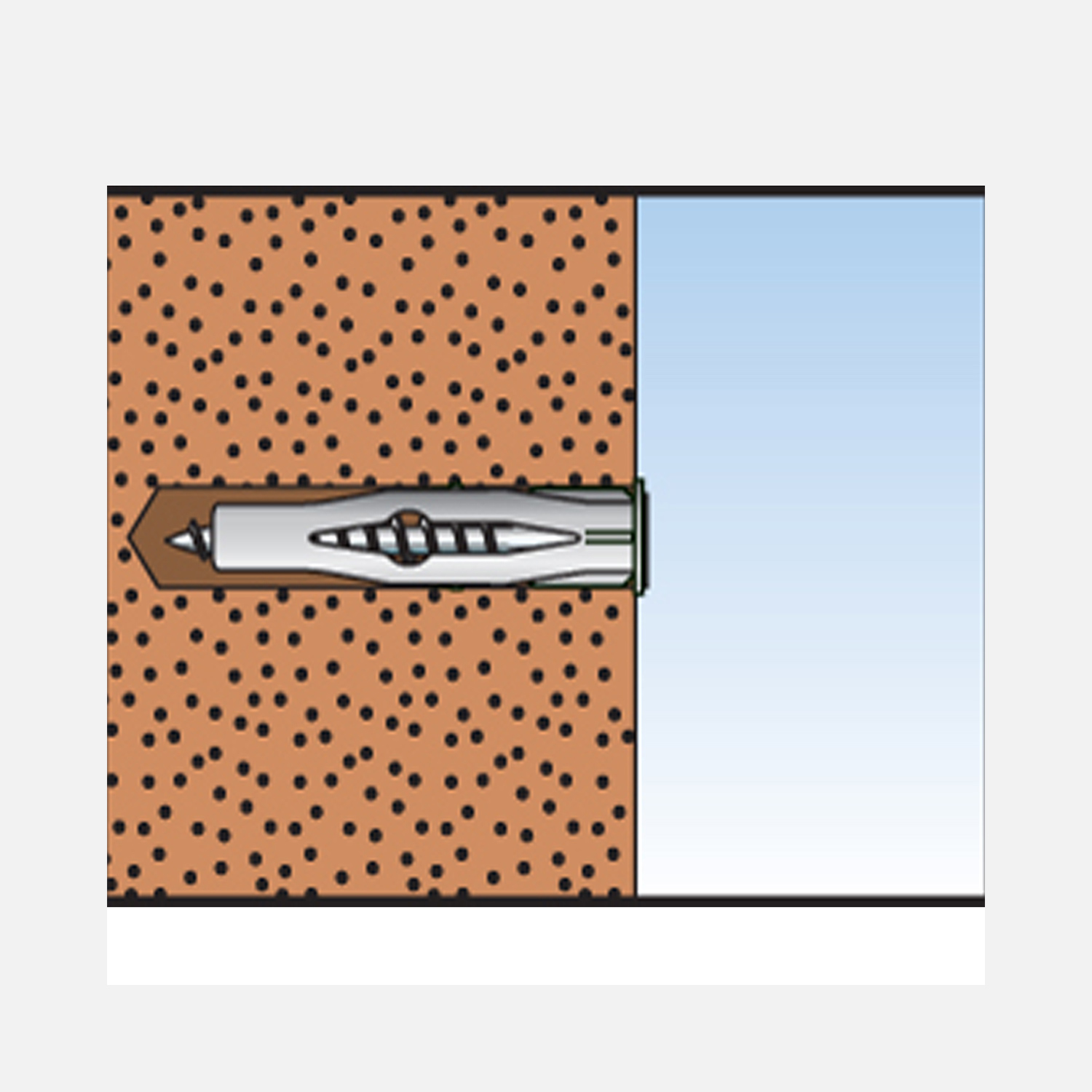 fischer Universaldübel Montagegrafik 3