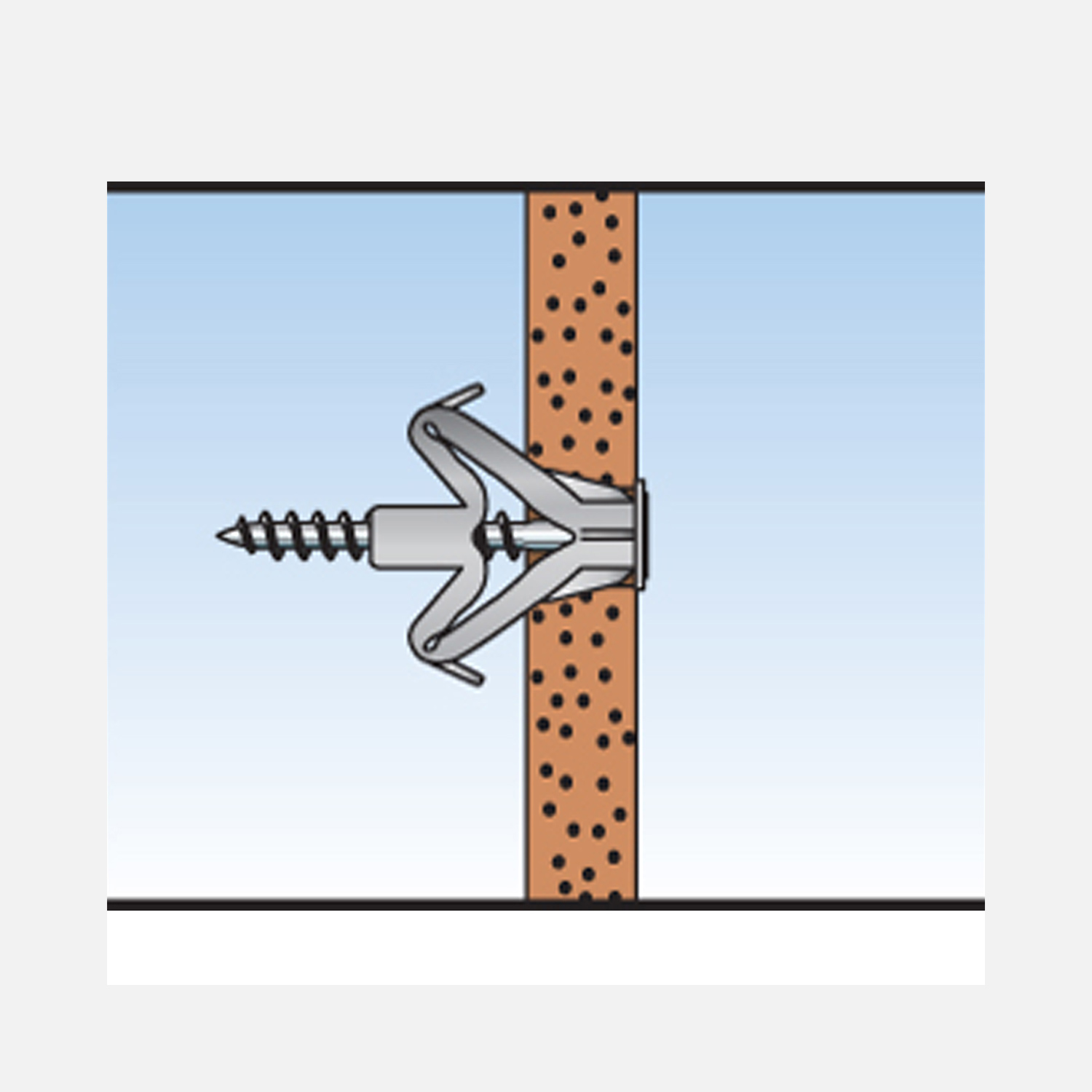 fischer Universaldübel Montagegrafik 4