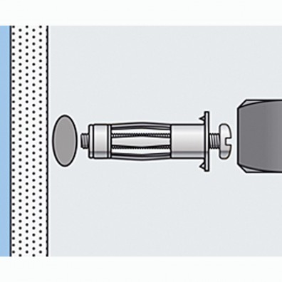 fischer Hohlraumd&uuml;bel Montagegrafik 2