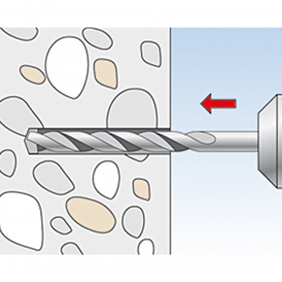 fischer Universaldübel Montagegrafik 1
