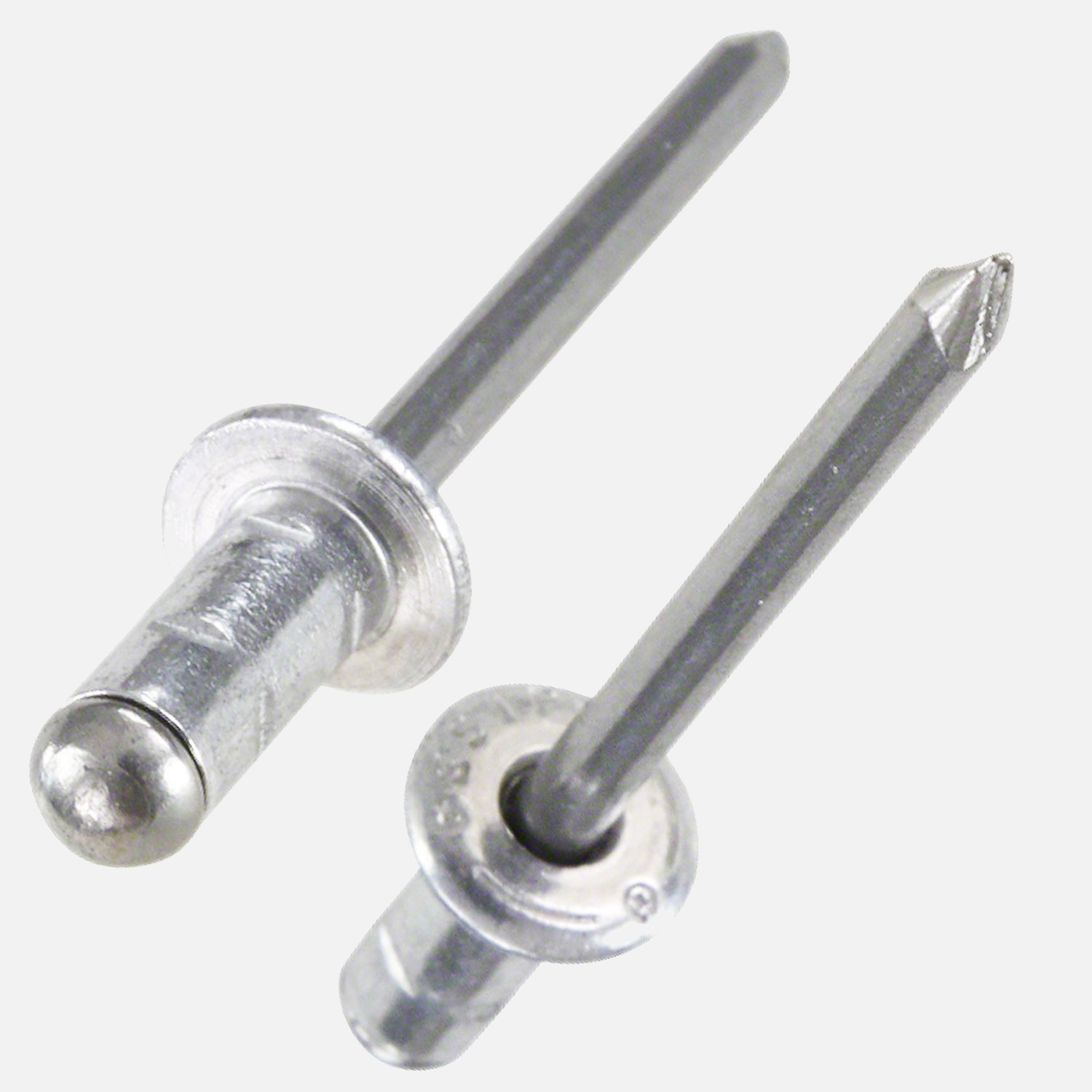 Blindnieten - Aluminium / Edelstahl A2 Dorn - Typ MB - Flachkopf