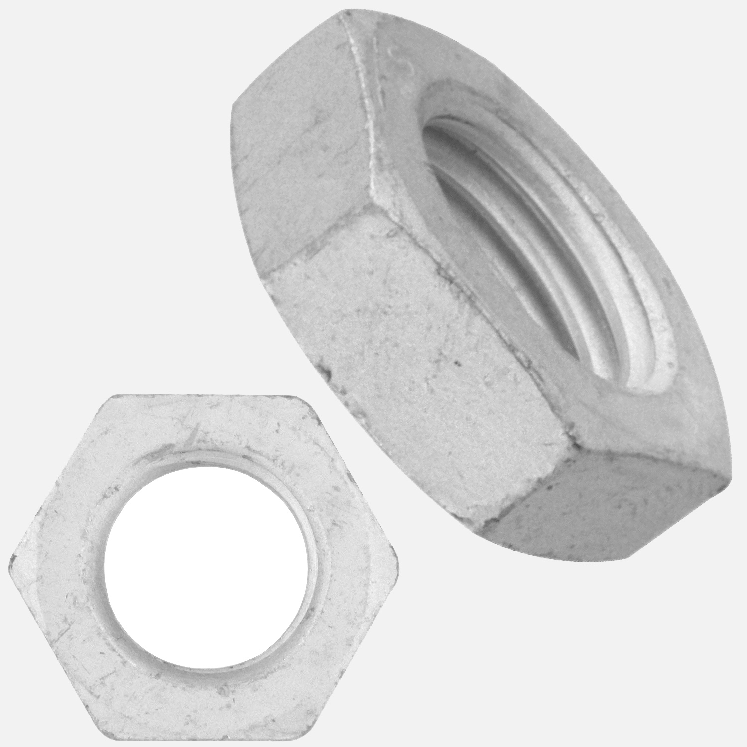 Detailansicht Sechskantmutter DIN 936