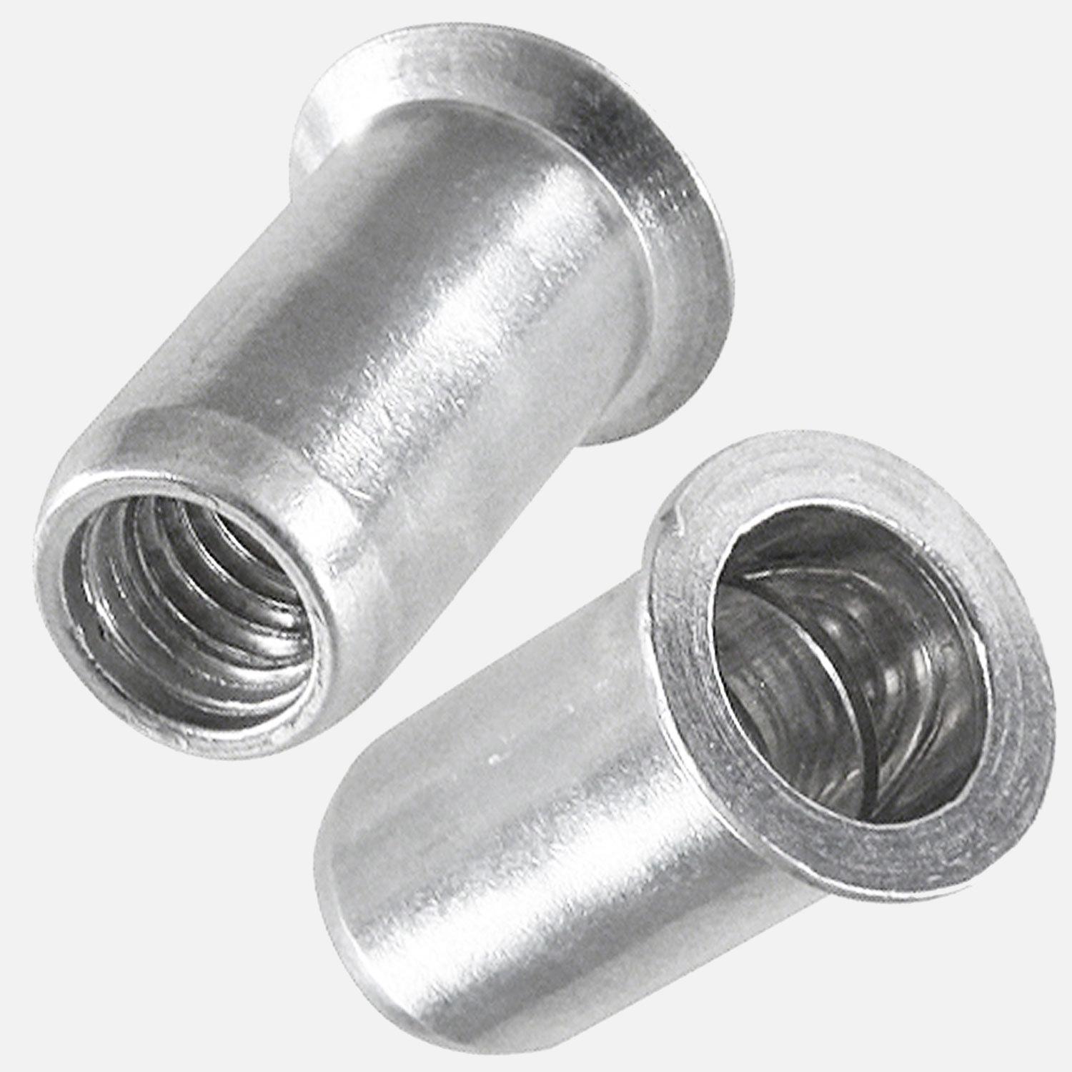 Blindnietmuttern - Aluminium - Senkkopf - Mehrbereichsschaft