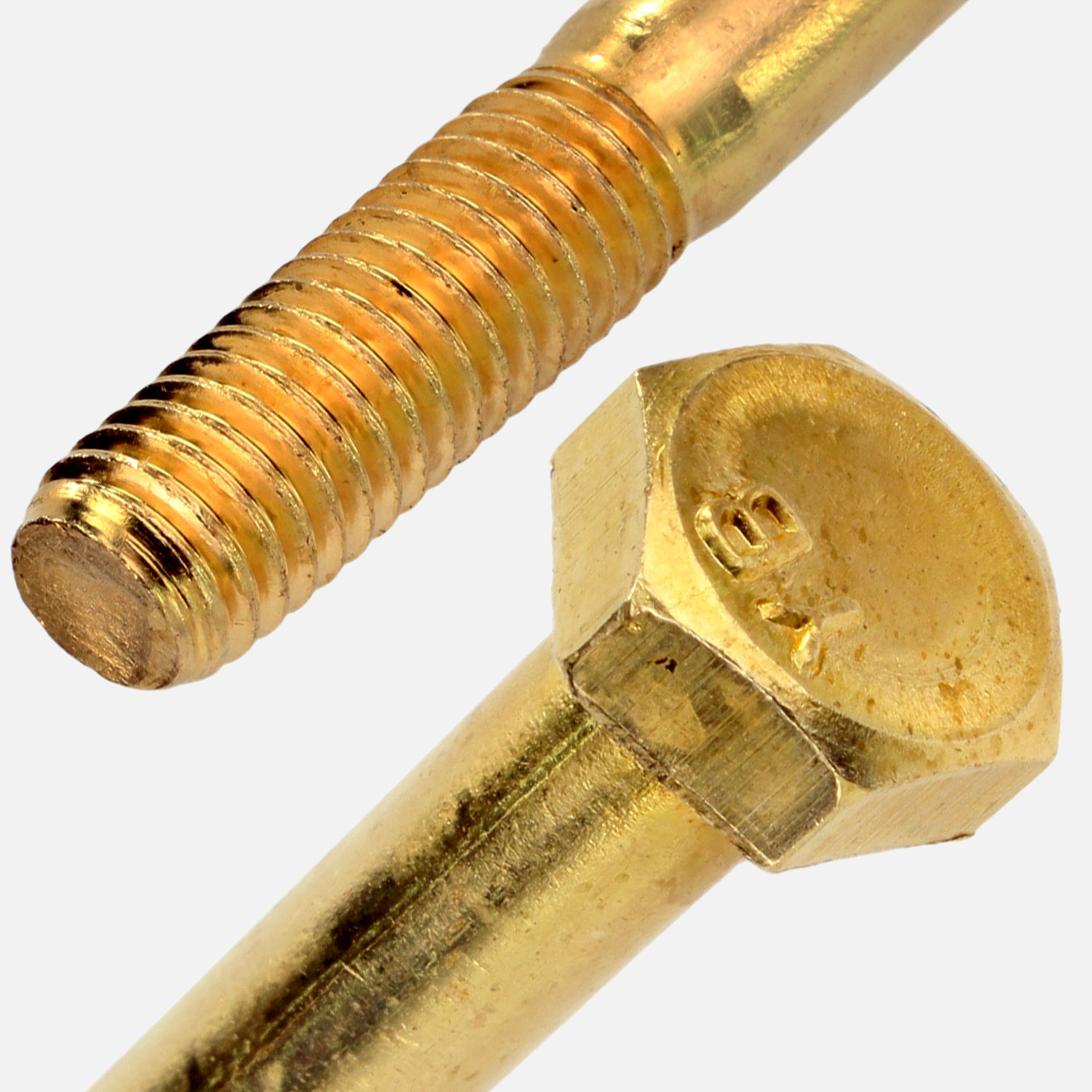 Sechskantschraube DIN 931 Messing