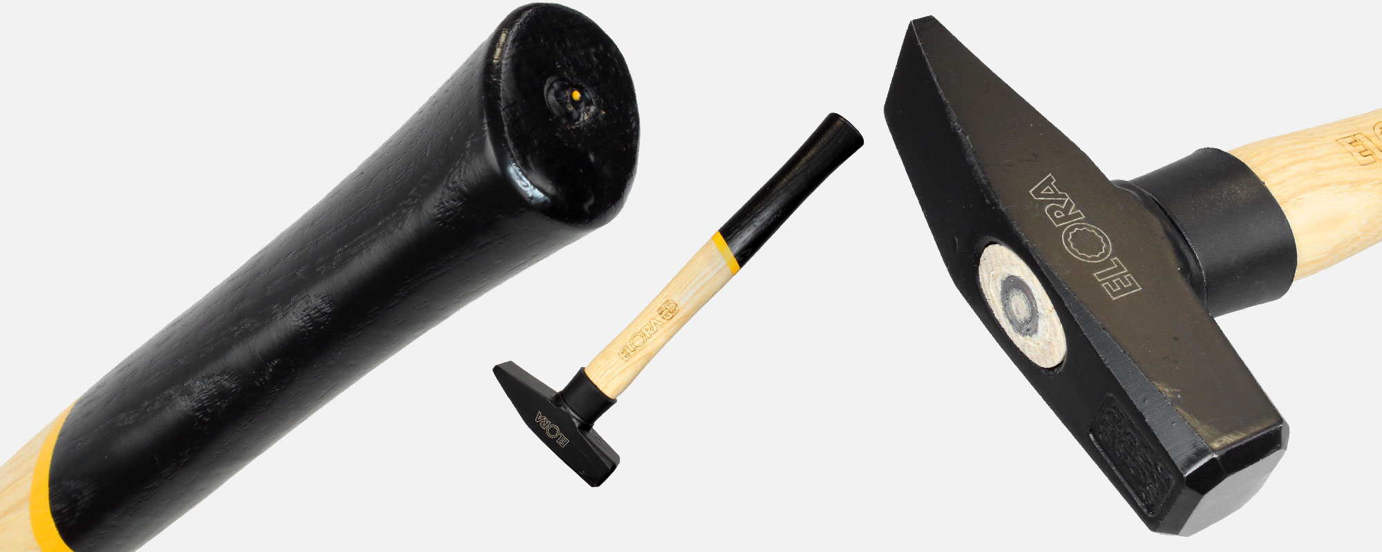 Schlosserhammer aus unterschiedlichen Perspektiven