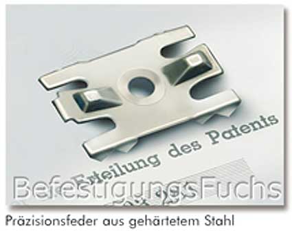 Skizze der geh&auml;rteten Pr&auml;zisionsfedern
