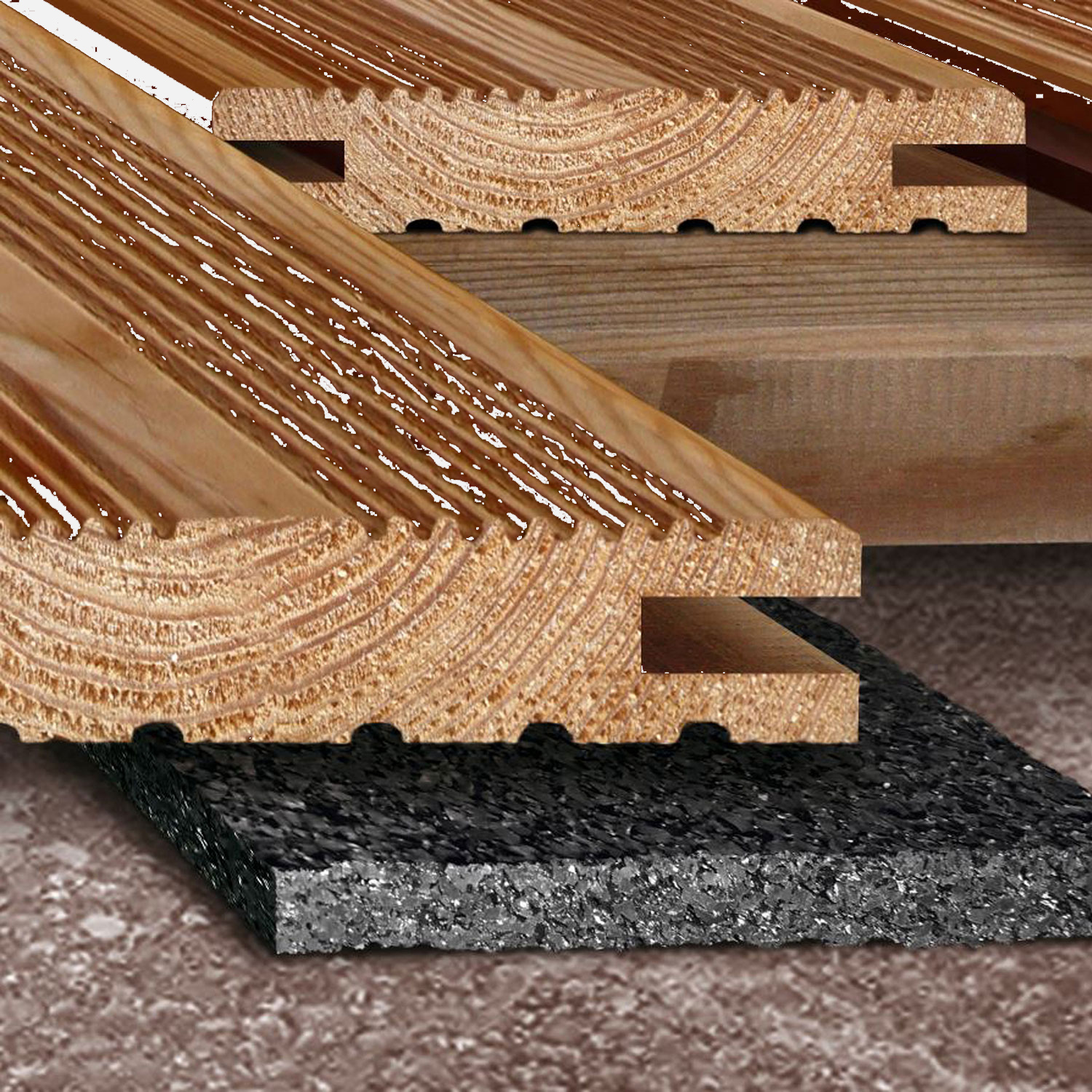 Reisser Unterlege-pad unter Terrassendiele