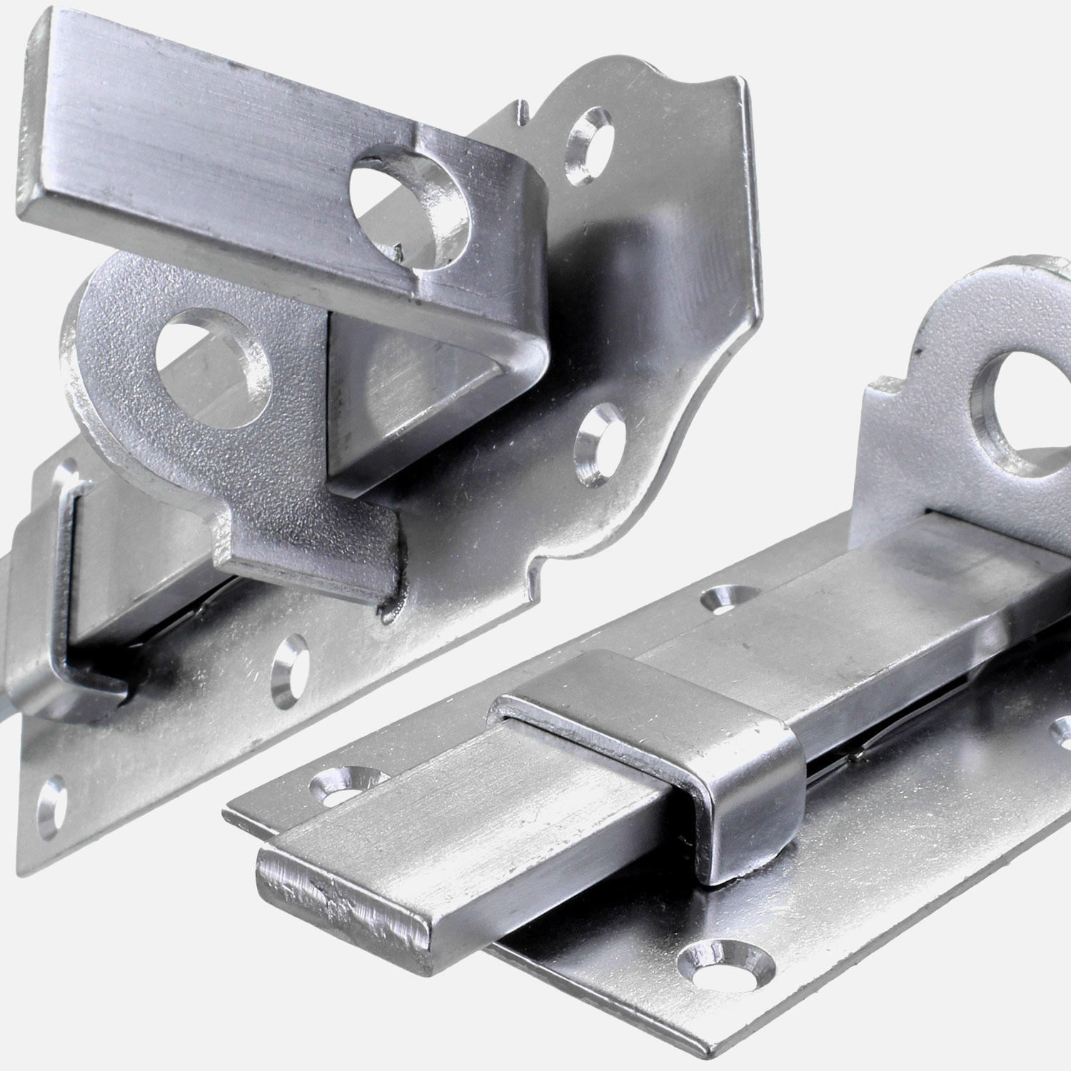3D Detailansicht Schlossriegel Edelstahl A2
