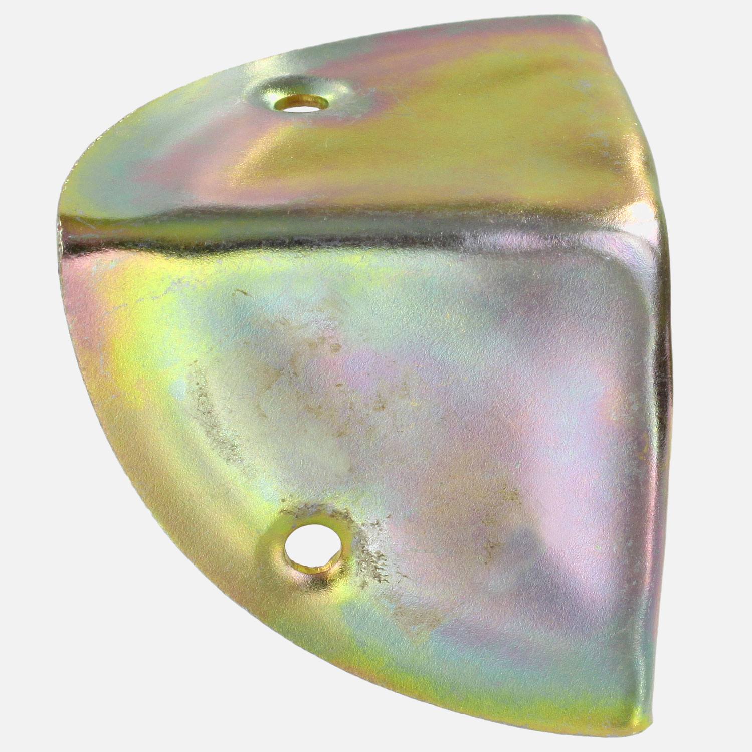 3D Detailansicht Kistenecke gelb verzinkt