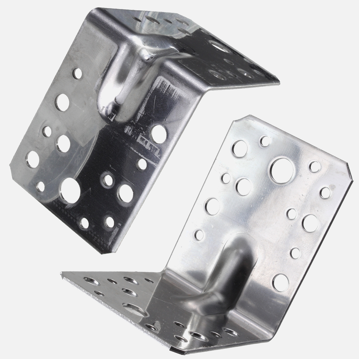 Winkel mit Rippe Edelstahl