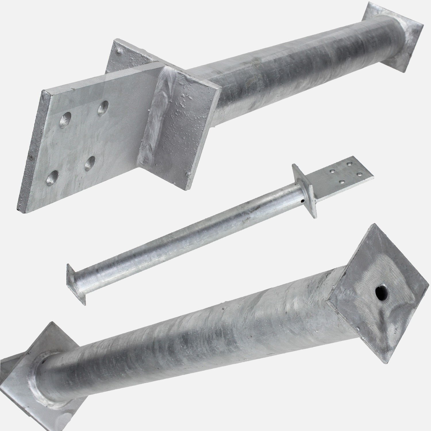 T-Pfostenträger feuerverzinkt