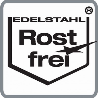 Piktogramm Edelstahl