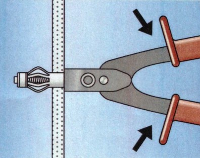 Detailansicht KTS Montagezange Anleitung