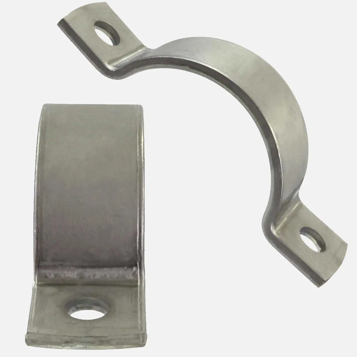 1 Rohrschelle 49 mm Ø - für 40 mm Rohrnennweite - DIN 3567 - Edelstahl A5