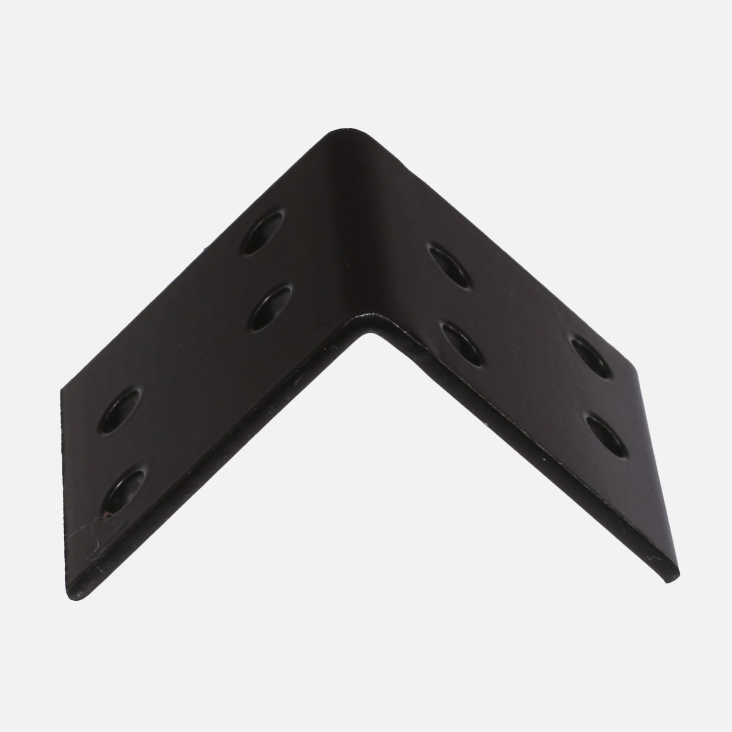 1 Alberts Winkelverbinder - verzinkt- schwarz - kunststoffbeschichtet - 40 x 40 x 40 mm