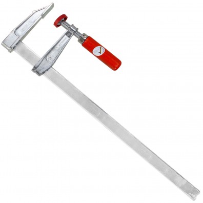 1 Schraubzwinge für Heimwerker leichte Ausführung Zinkdruckguß 400x80 mm