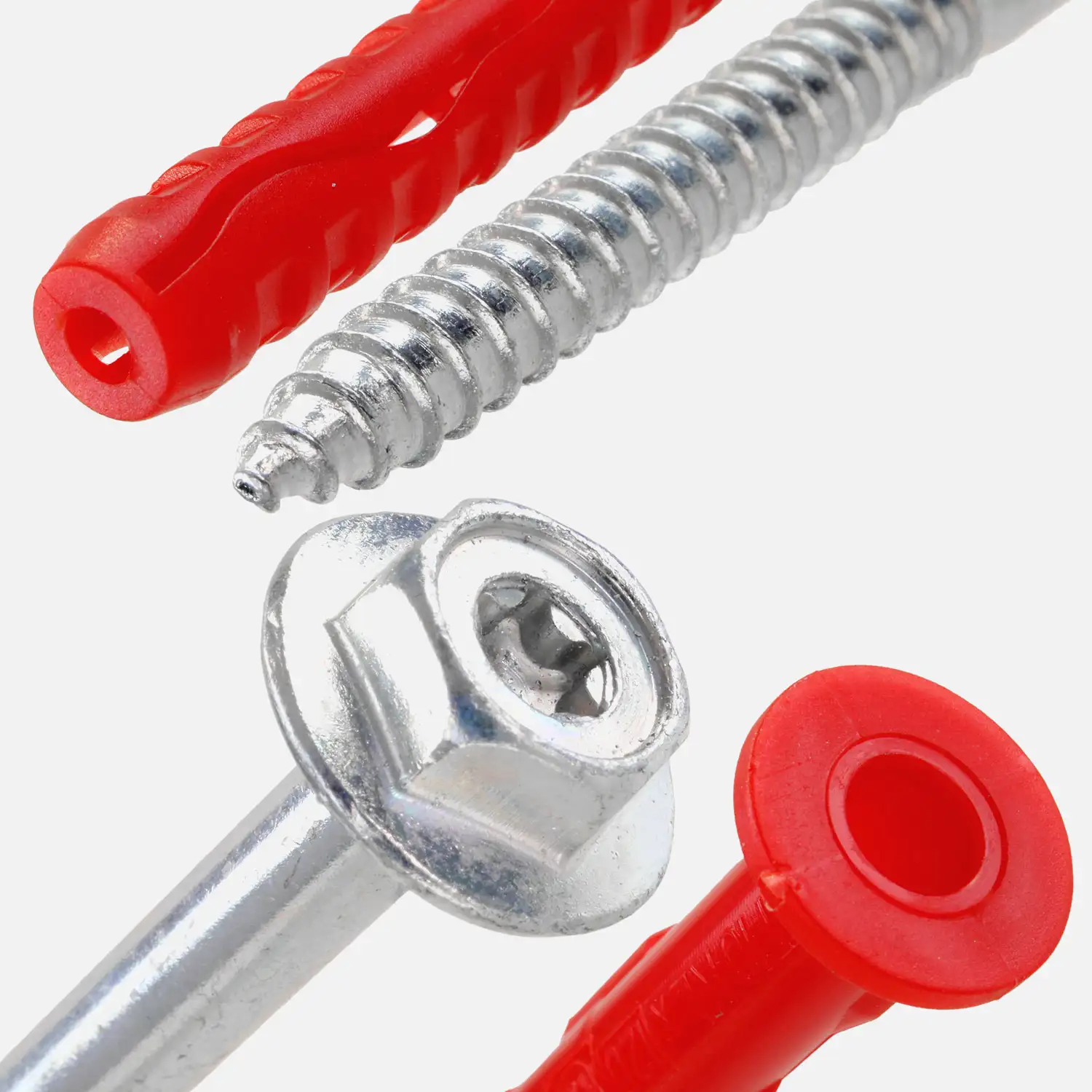 1 Rahmendübel / Fassadendübel zugelassen KT 14 KL Sechskant verzinkt 14x180 mm