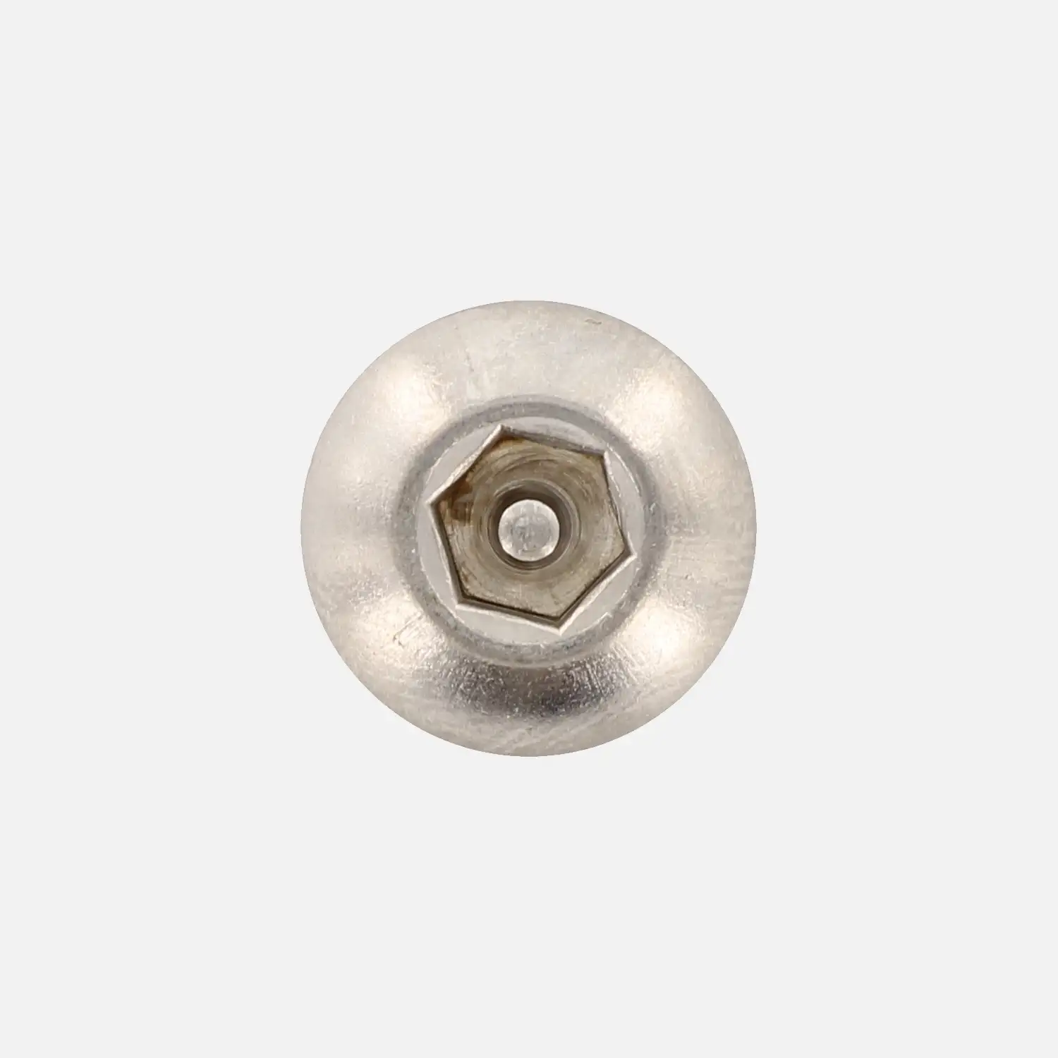 100 Sicherheitsschrauben, Flachrundkopf , M10x100 mm ,Antrieb Hex mit Loch/Tamper 6 , Edelstahl A2