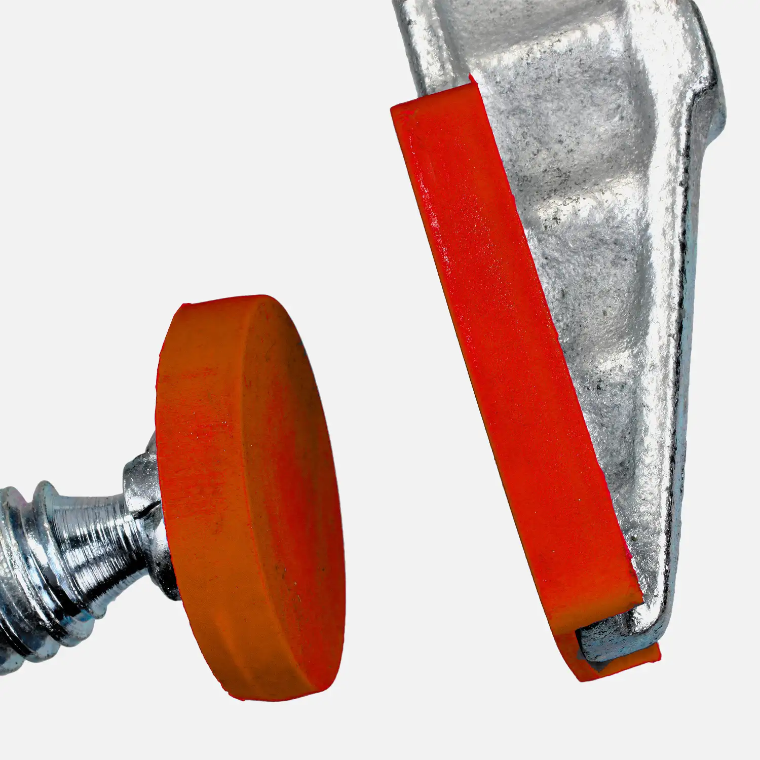 1 Profi-Schraubzwinge, Temperguß ähnl. DIN 5117, Power Griff 250x80 mm