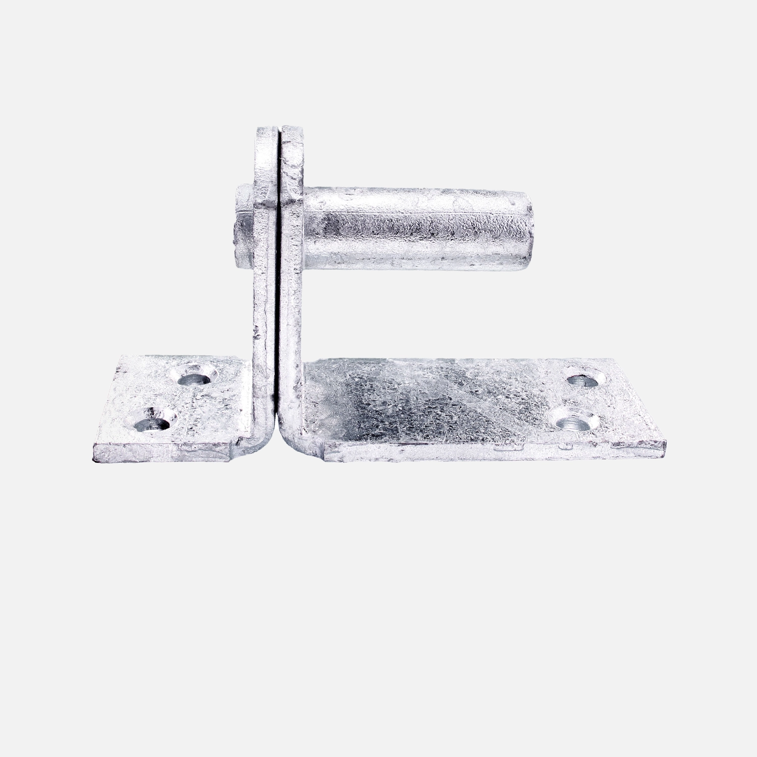 1 Kloben auf Platte feuerverzinkt D2 weit Dorn 16 mm 113x40 mm