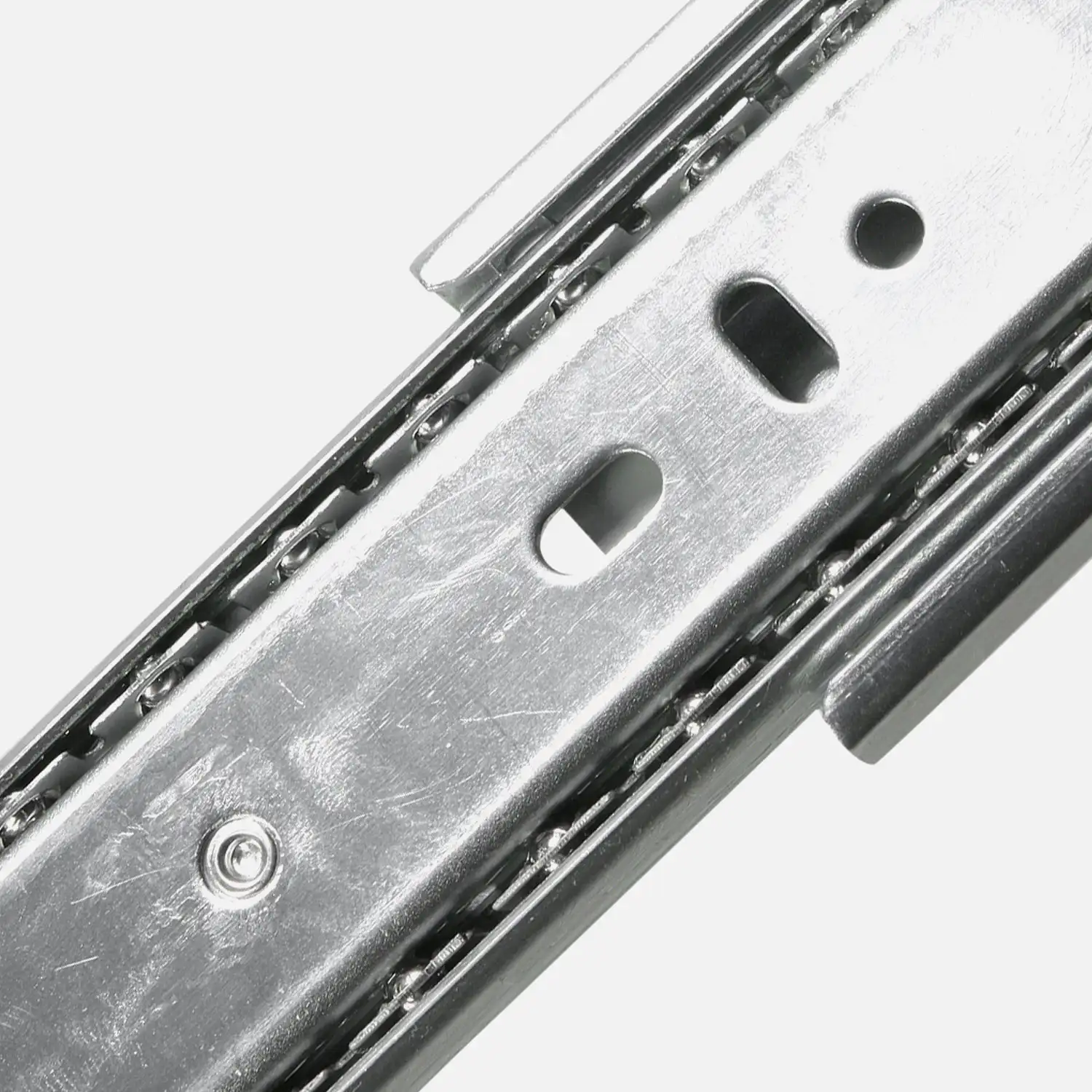 1 HSI Set Schubladenführungen - Kugel-Vollauszug mit Selbsteinzug 40kg - 600mm