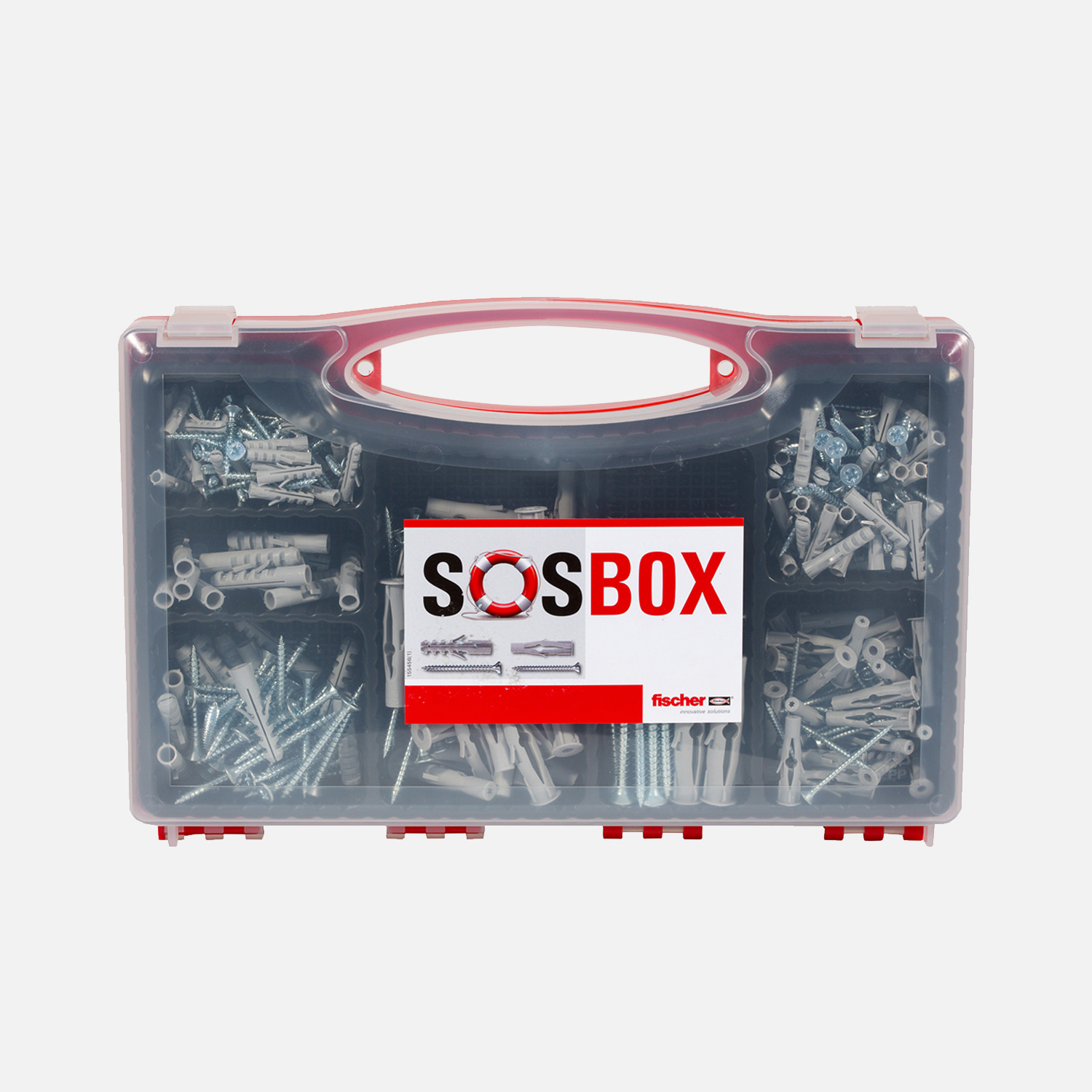 360 tlg. FISCHER Sortimentsbox mit S Spreizdübel und FU Universaldübel 5 - 10mm, inkl. Schrauben